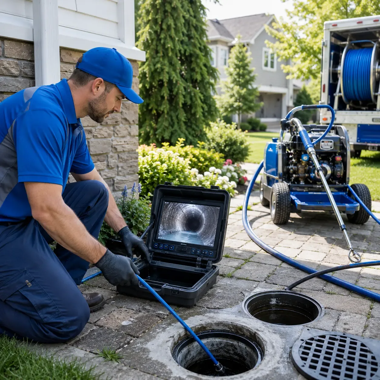Outdoor drain cleaning professionals serving New Market, AL